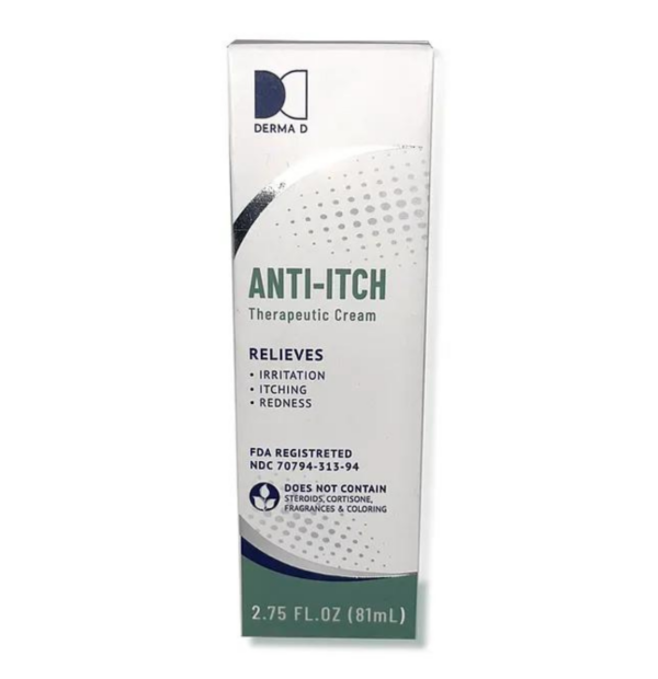 Image of Anti itch therapeutic cream hemp oil infused